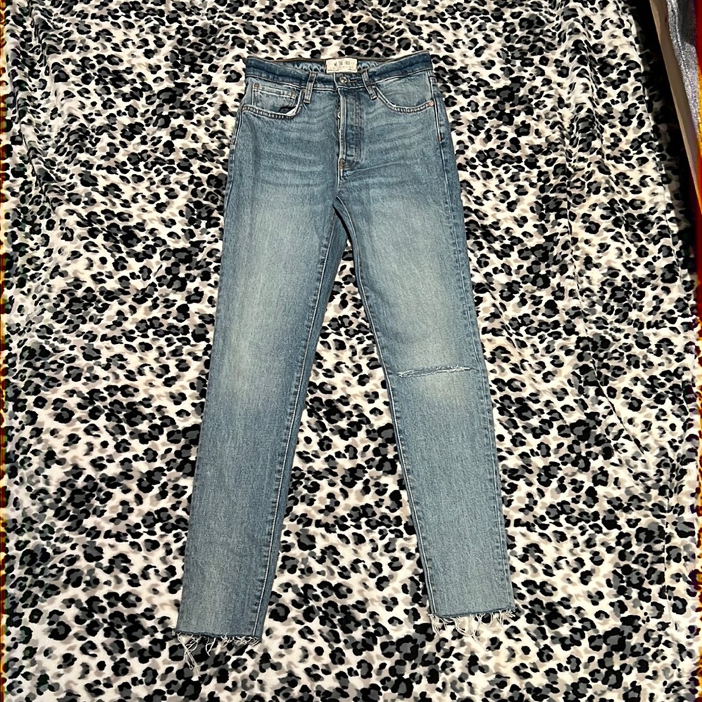 Free people never worn straight like jeans